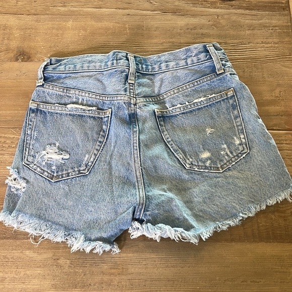 Agolde Parker Cut Off Jean Shorts. EUC size 23 - Picture 5 of 5